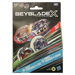 Beyblade X: Beat Tyrano 4-70Q & Knife Shiobi 4-80HN