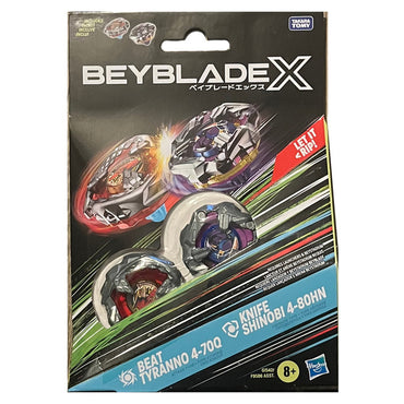 Beyblade X: Beat Tyrano 4-70Q & Knife Shiobi 4-80HN