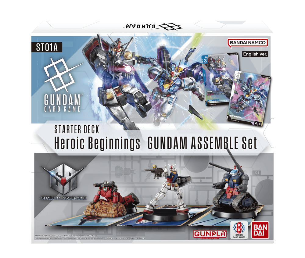 Gundam Card Game: Heroic Beginnings - Starter Deck Gundam Assemble Set (ST01A)