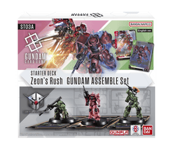 Gundam Card Game: Zeon's Rush - Starter Deck Gundam Assemble Set (ST03A)