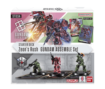 Gundam Card Game: Zeon's Rush - Starter Deck Gundam Assemble Set (ST03A)
