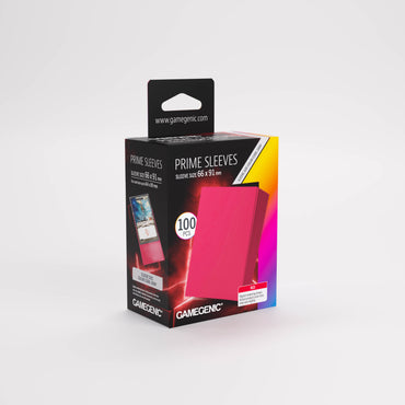 Gamegenic: Prime Sleeves - Red (66x91)