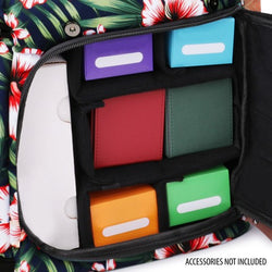 Enhance: Designer Edition Trading Card Storage Backpack Tropical Print