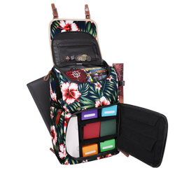 Enhance: Designer Edition Trading Card Storage Backpack Tropical Print