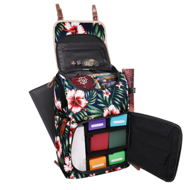 Enhance: Designer Edition Trading Card Storage Backpack Tropical Print