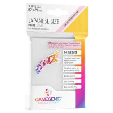 Gamegenic: Prime Deck Protector Japanese - White (60)