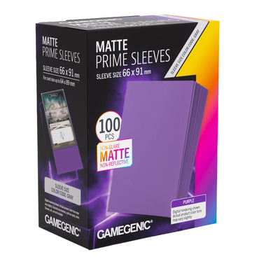 Gamegenic: Matte Prime - Sleeves Purple (66x91)