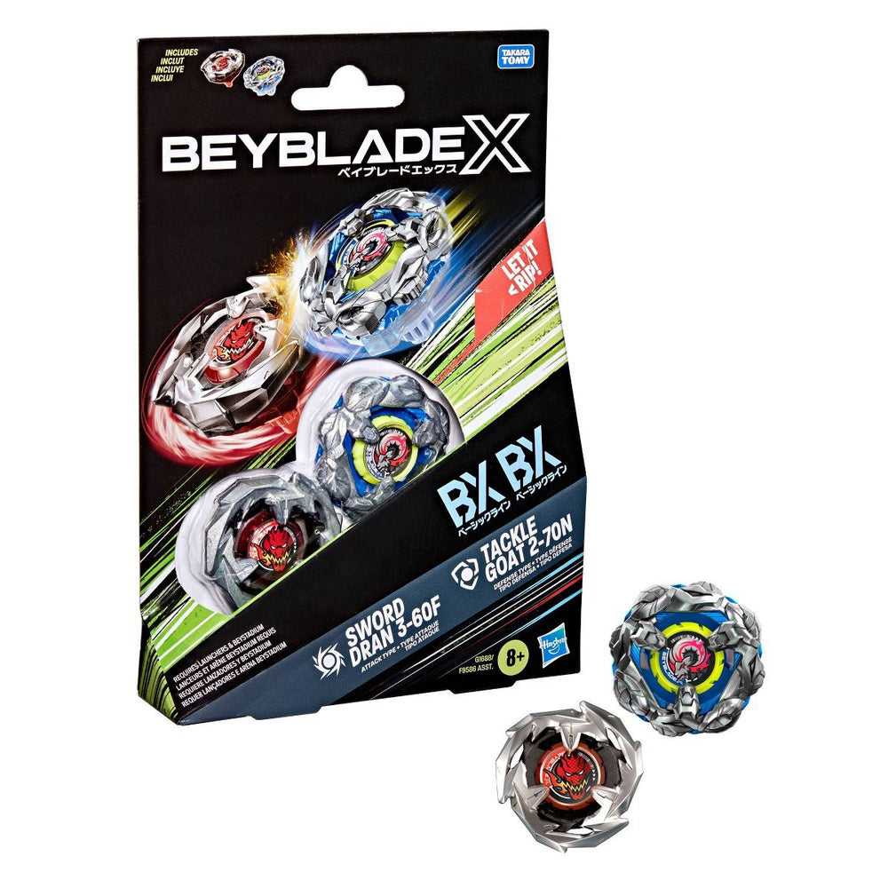 Beyblade X: Sword Dran 3-60F & Tackle Goat 2-70N