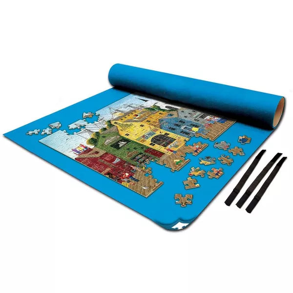 MasterPieces Inc Jigsaw Puzzle Roll & 8 Inch Stow Box | Fits 1500 Pieces