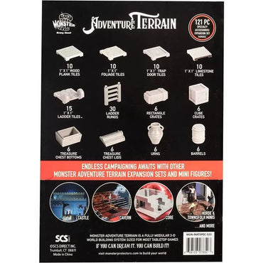 Monster Adventure Terrain: Unainted: Specialty Accessories (121pc)