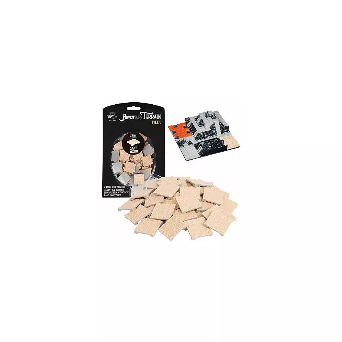 Monster Adventure Terrain: Painted: Sand Tiles (50pc)