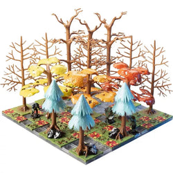 Monster Adventure Terrain: Painted Fall Foiliage Forest Tree Set (91pc)