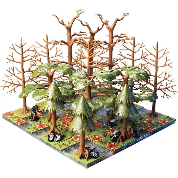 Monster Adventure Terrain: Painted Forest Tree Set (91pc)