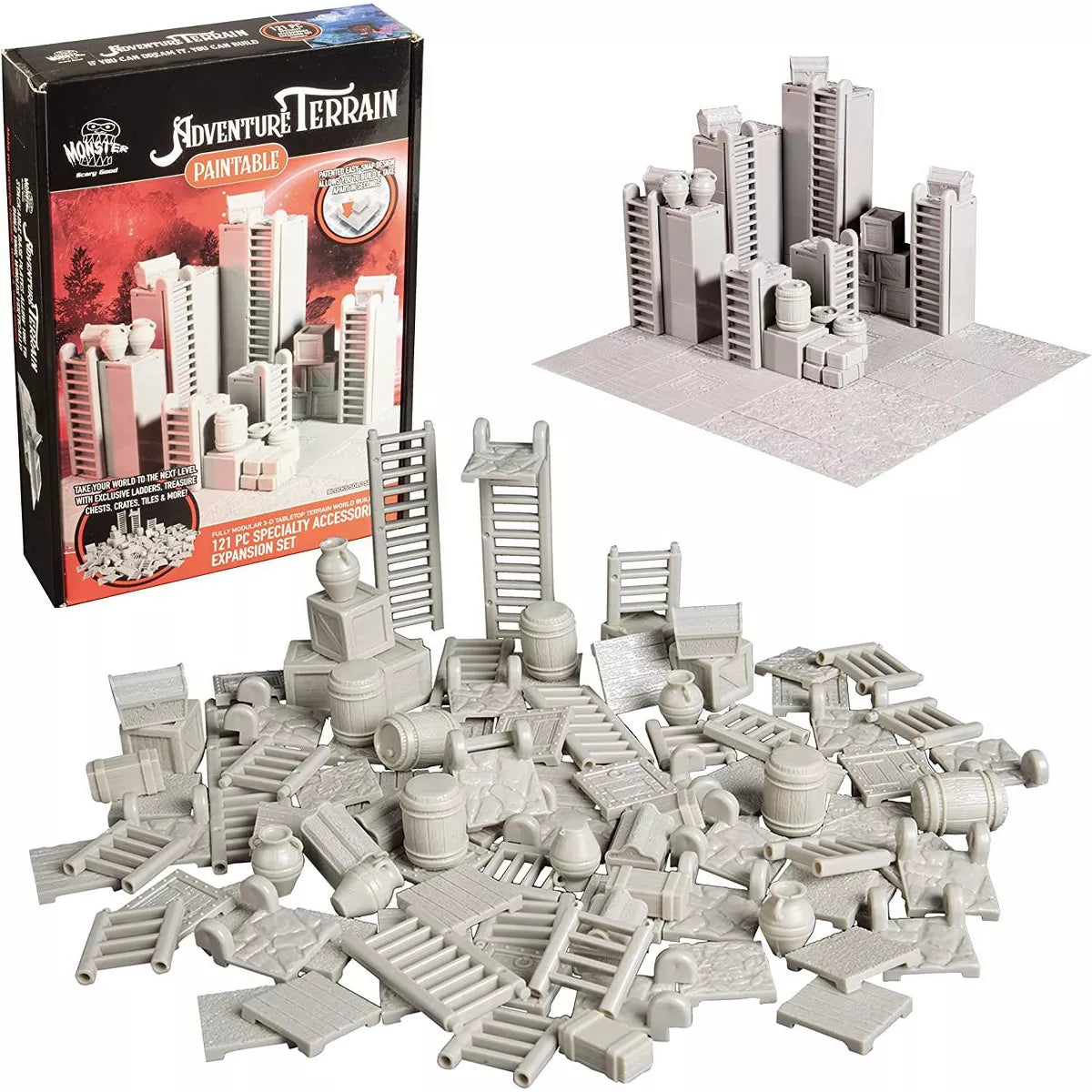 Monster Adventure Terrain: Unainted: Specialty Accessories (121pc)