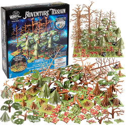 Monster Adventure Terrain: Painted Forest Tree Set (91pc)