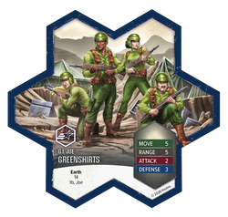 Heroscape: Army Expansion - GI Joe Greenshirts and Battle Copter