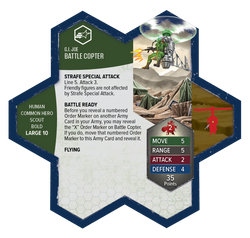 Heroscape: Army Expansion - GI Joe Greenshirts and Battle Copter