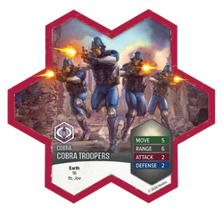 Heroscape: Army Expansion - GI Joe Cobra Troopers and Cobra Flight Pod