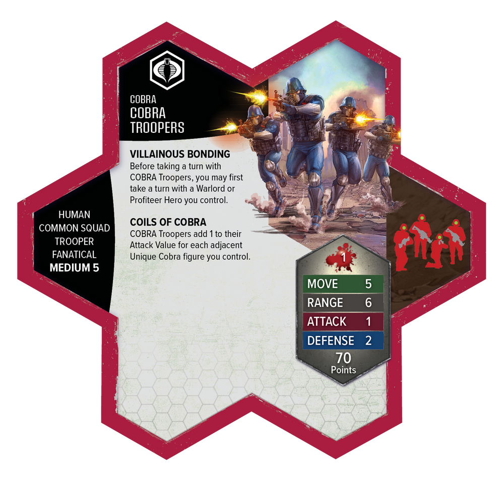 Heroscape: Army Expansion - GI Joe Cobra Troopers and Cobra Flight Pod