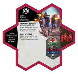 Heroscape: Army Expansion - GI Joe Cobra Troopers and Cobra Flight Pod