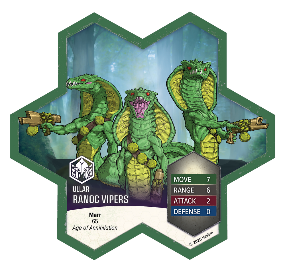 Heroscape: Army Expansion - Elites of Ullar and Ranoc Vipers