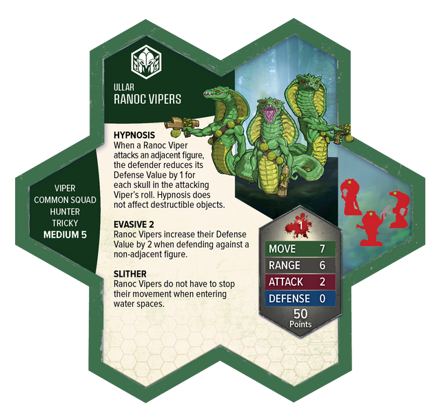 Heroscape: Army Expansion - Elites of Ullar and Ranoc Vipers