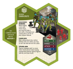 Heroscape: Army Expansion - Chain Gruts and Ramosaur Rider