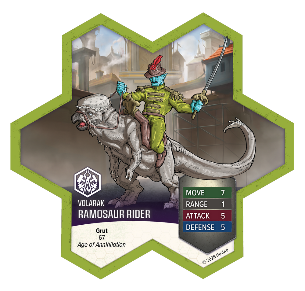Heroscape: Army Expansion - Chain Gruts and Ramosaur Rider