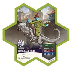 Heroscape: Army Expansion - Chain Gruts and Ramosaur Rider