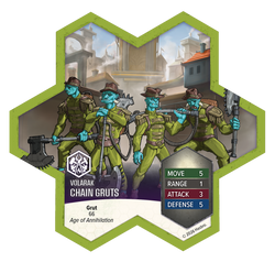 Heroscape: Army Expansion - Chain Gruts and Ramosaur Rider