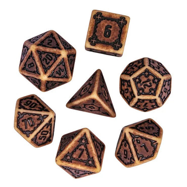 Foam Brain Games: Huge Parchment Castle Dice Set - 25mm