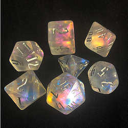 Foam Brain Games: Ice Fae RPG Dice Set