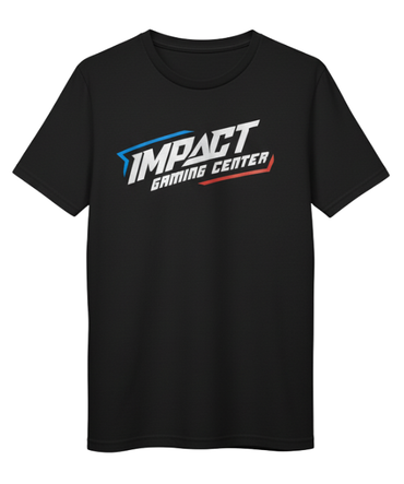 Impact T-Shirt: Big Front Impact Gaming Center (Screen Print)