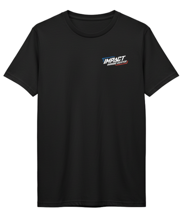 Impact T-Shirt: Small Front Impact Gaming Center (Screen Print)