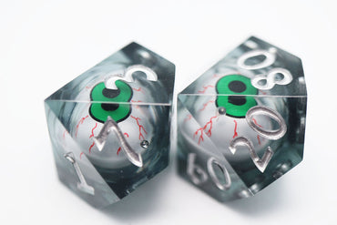 Foam Brain Games: Sharp Edge Moving Eye Dice Set - Inkshot