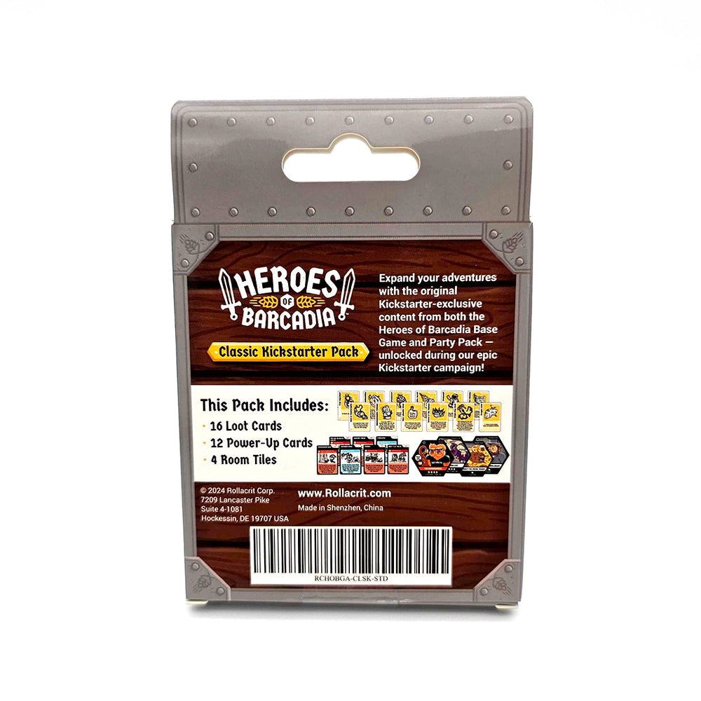 Heroes of Barcadia: Classic Kickstarter Card Pack