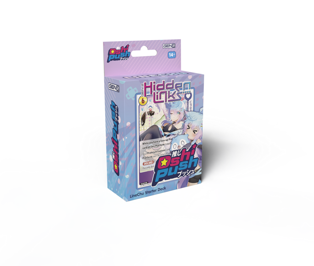 Oshi Push TCG: Gen Two Hidden Links - Starter Deck Display (Linechu)