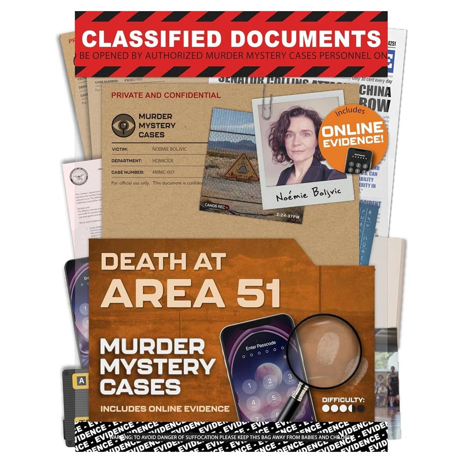 Murder Mystery Cases: Area 51