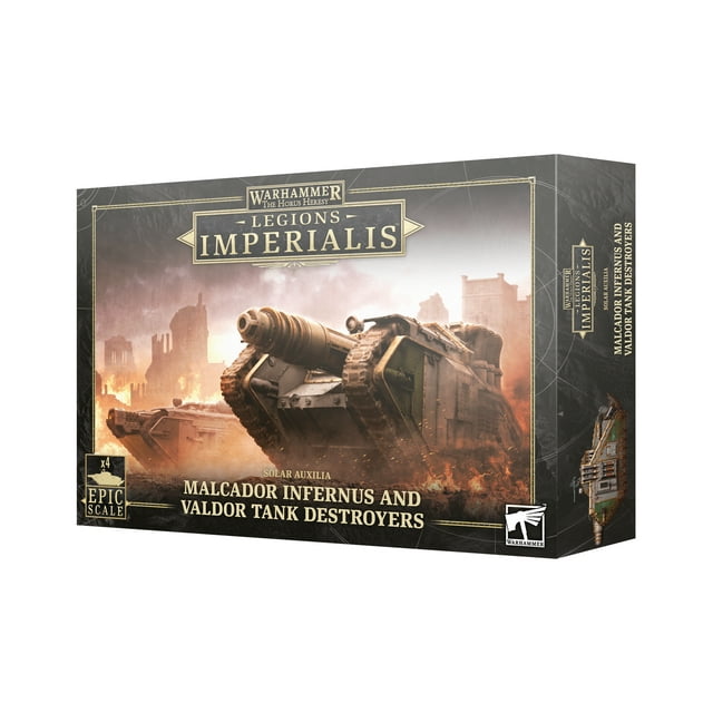 Legions Imperialis: Solar Auxilia - Malcador Infernus & Valdors Tank Destroyers