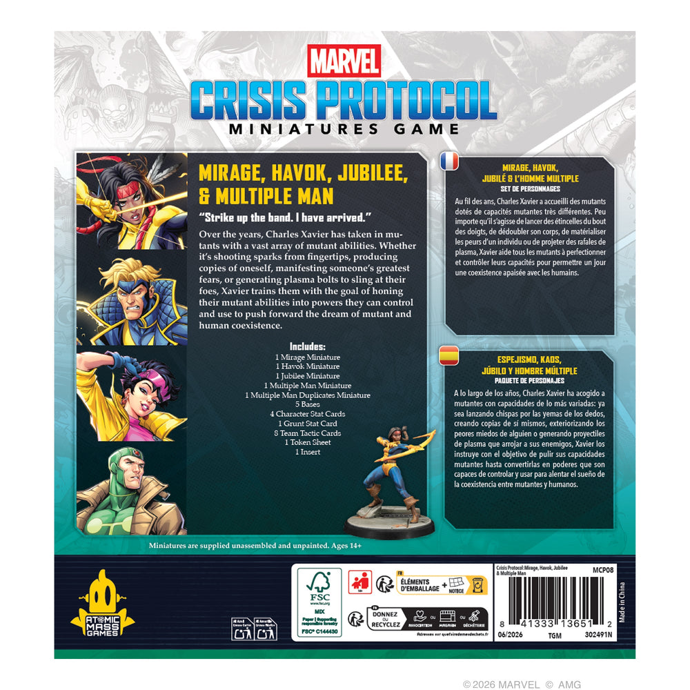 Marvel Crisis Protocol: Mirage, Havok, Jubilee & Multiple Man