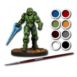 Halo Flashpoint: Paint & Brush Set w/Spartan Figure