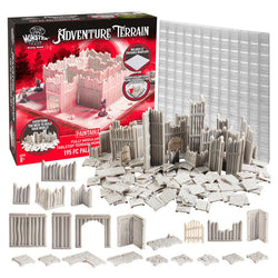 Monster Adventure Terrain: Unpainted: Palisades Builders & Baseplate (195pc)