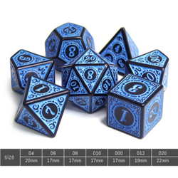 Foam Brain Games: Magic Flame - Blue RPG Dice Set