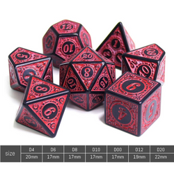 Foam Brain Games: Magic Flame - Red RPG Dice Set