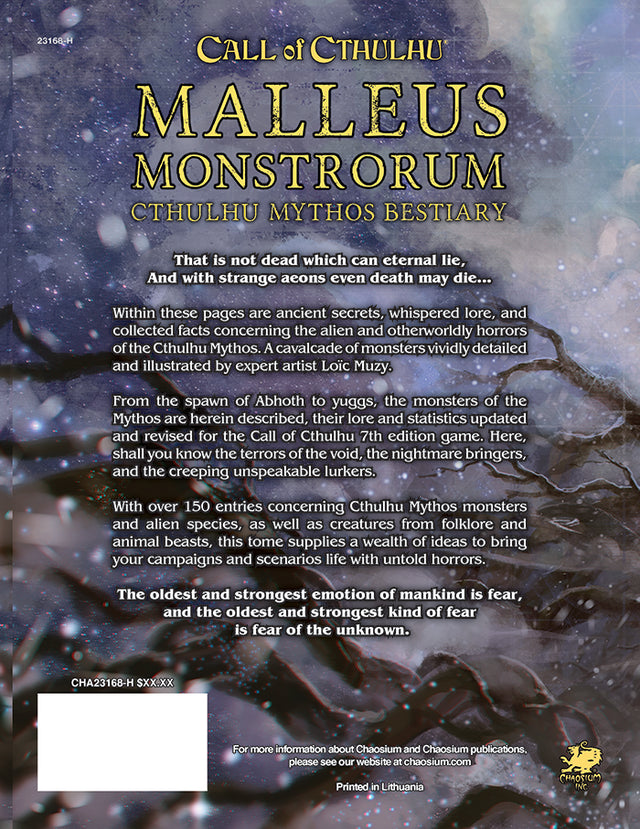 Call of Cthulhu 7th Edition: Malleus Monstrorum - Cthulhu Mythos Bestiary Slipcase Set