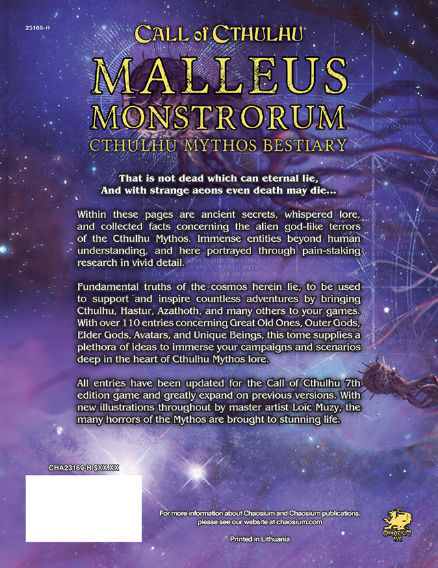 Call of Cthulhu 7th Edition: Malleus Monstrorum - Cthulhu Mythos Bestiary Slipcase Set