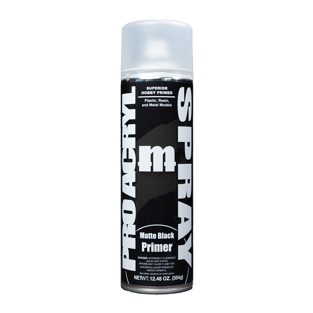 Monument Hobbies: Pro Acryl Spray - Matte Black Primer