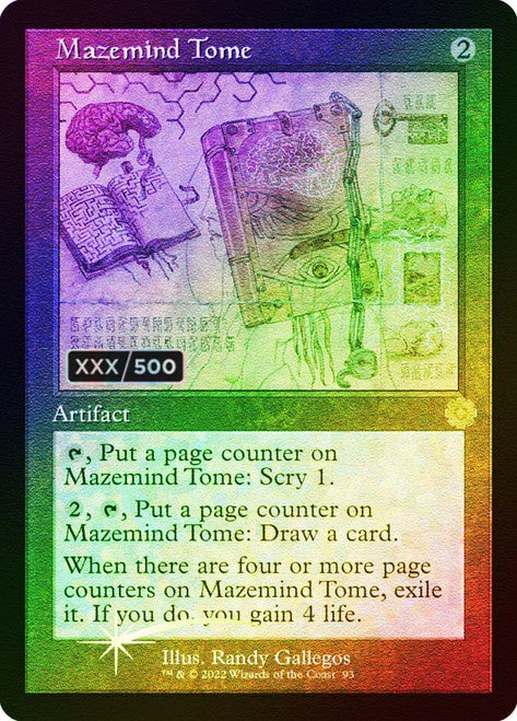 Mazemind Tome - BGS 8.5 (Retro Schematic Serialized #151) [The Brothers' War Retro Artifacts]