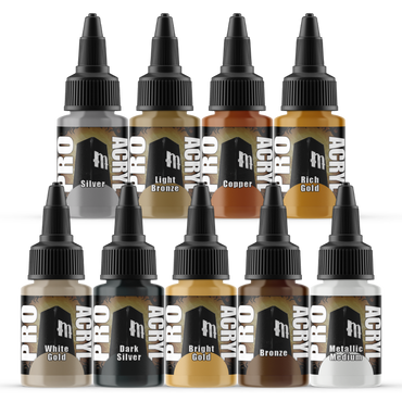 Monument Hobbies - Pro Acryl Expansion Set Metallics