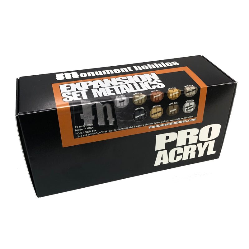 Monument Hobbies - Pro Acryl Expansion Set Metallics
